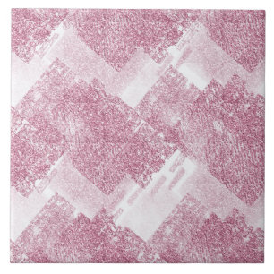 Azulejo De Cerâmica O rosa brilha no branco.