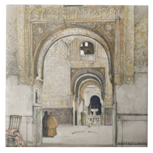 Azulejo De Cerâmica O Salão das duas irmãs (Sala de las dos Herma