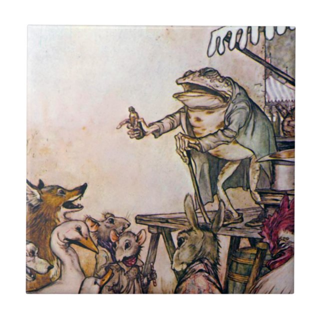 Azulejo De Cerâmica O sapo do grasnado (Frente)