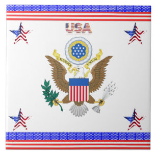 Azulejo De Cerâmica O selo de Greal dos Estados Unidos