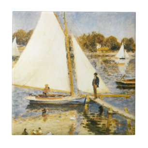 Azulejo De Cerâmica O Sena na Argentina Auguste Renoir