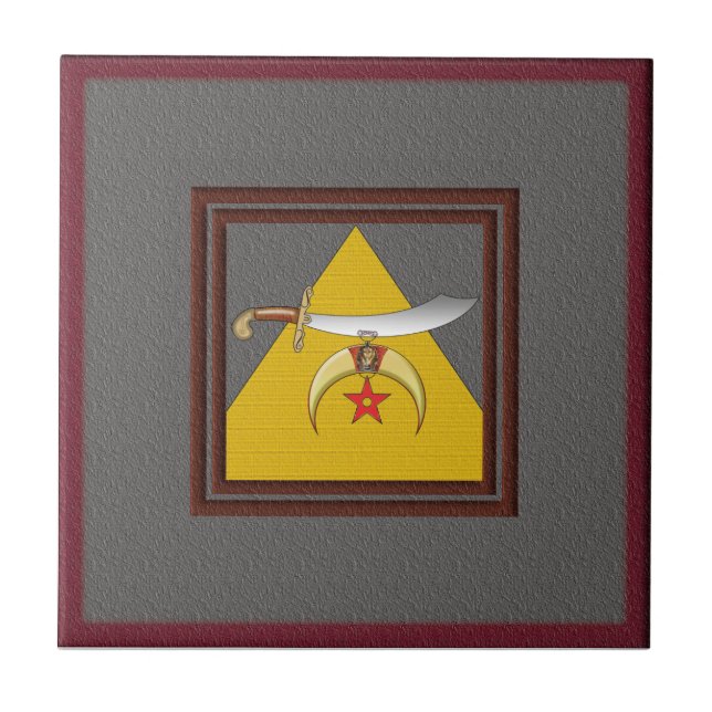 Azulejo De Cerâmica O Shriner (Frente)