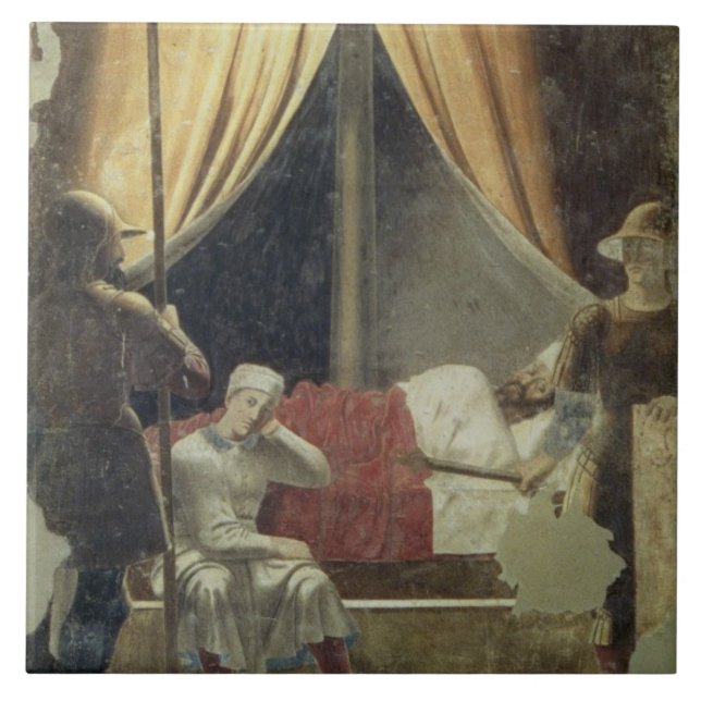 Azulejo De Cerâmica O sonho de Constantim, da legenda do T (Frente)