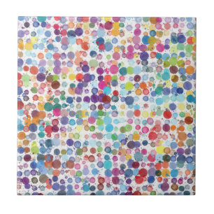 Azulejo De Cerâmica O Splatter da pintura espirra