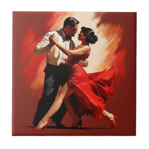 Azulejo De Cerâmica O Tango íntimo