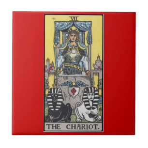 Azulejo De Cerâmica o tarot do chariot