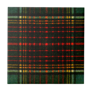 Azulejo De Cerâmica O Tartan colore Anderson os presentes de Zazzle do