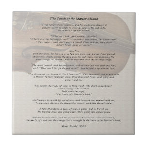 Azulejo De Cerâmica O toque da mão de mestre