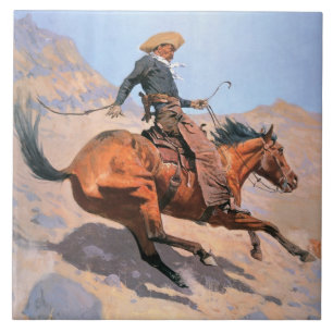 Azulejo De Cerâmica O vaqueiro (óleo em canvas)