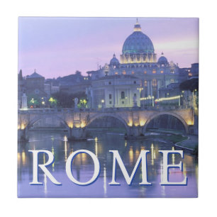 Azulejo De Cerâmica O Vaticano Roma, Itália
