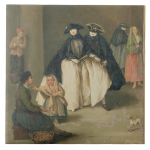 Azulejo De Cerâmica O vendedor da fruta