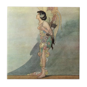 Azulejo De Cerâmica “O Verdadeiro Amante” por Charles Robinson
