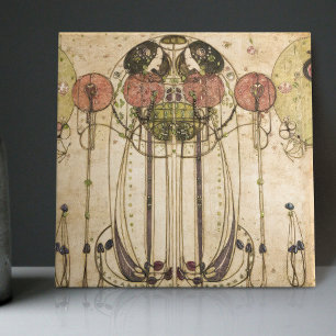 Azulejo De Cerâmica O Wassail Mackintosh Arte Deco Decoração de Parede