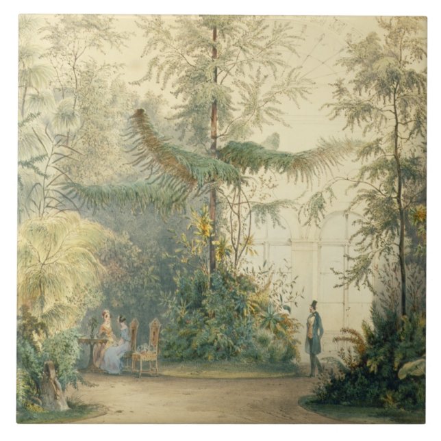 Azulejo De Cerâmica O wintergarden do palácio de Hofburg, Viena, 1 (Frente)