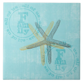 Azulejo De Cerâmica O zen inspirou a estrela do mar do tema da praia