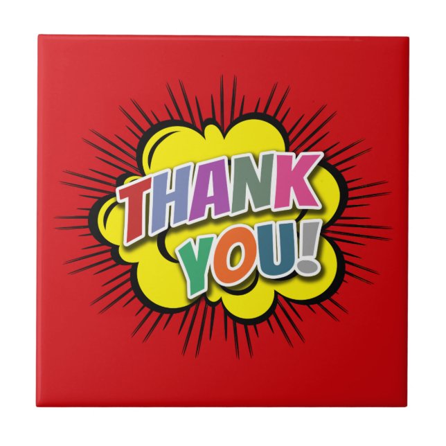 Azulejo De Cerâmica Obrigado (Frente)