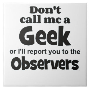 Azulejo De Cerâmica Observadores de geek bf
