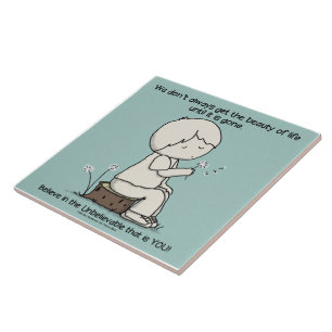 Azulejo De Cerâmica Observe a beleza da vida