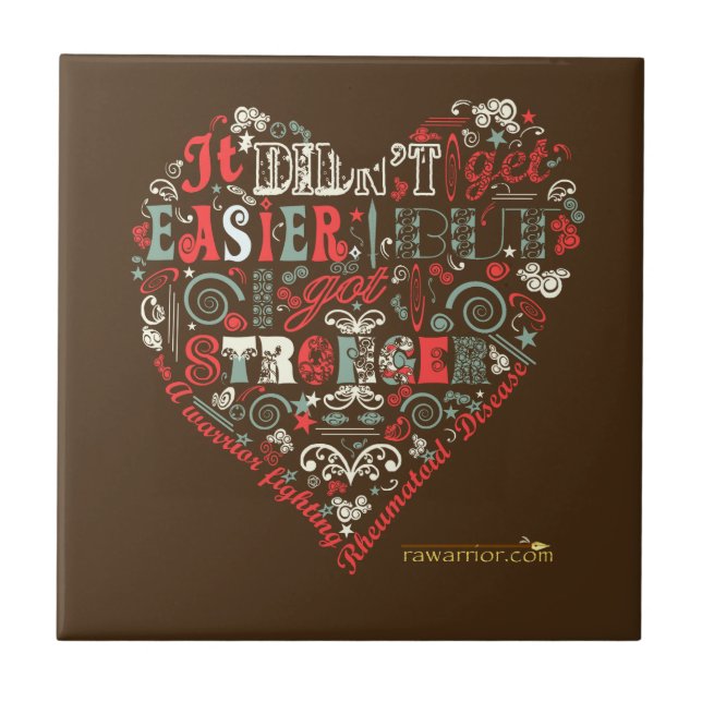 Azulejo De Cerâmica Obtenção mais forte (Frente)