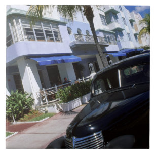 Azulejo De Cerâmica Ocean Drive, Miami Beach Flórida