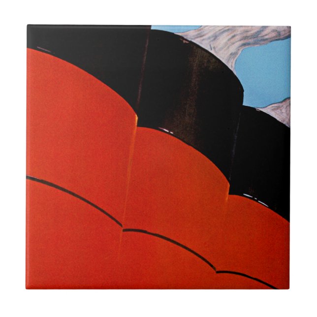 Azulejo De Cerâmica Ocean Liner Bon Voyage (Frente)