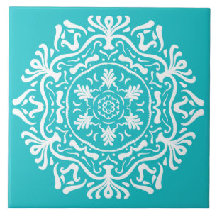 Azulejo De Cerâmica Oceana Mandala