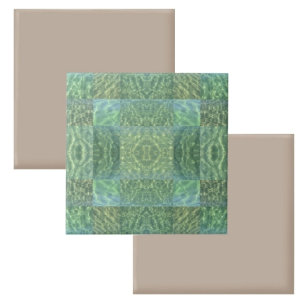 Azulejo De Cerâmica Oceano Verde Azul Aquamarine Boho Chic