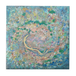 Azulejo De Cerâmica Ocean's Forest: Dragon's Current