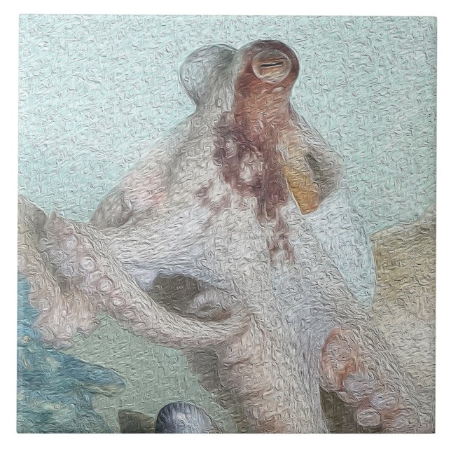 Azulejo De Cerâmica Octopus bonito (Frente)