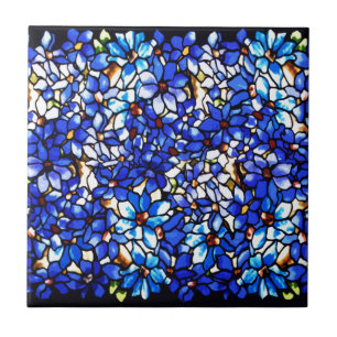 Azulejo De Cerâmica Ode à Tiffany Clematis