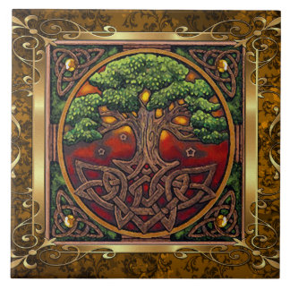 Azulejo De Cerâmica Oferecimento ritual da feitiçaria medieval de