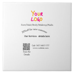 Azulejo De Cerâmica oferta de desconto de serviços de salão de massage