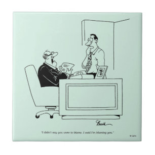 Azulejo De Cerâmica Office Blame