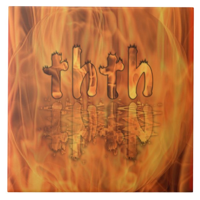 Azulejo De Cerâmica Oh, meu Deus! (Frente)