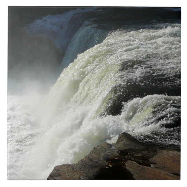 Azulejo De Cerâmica Ohiopyle Falls na Pensilvânia (Frente)