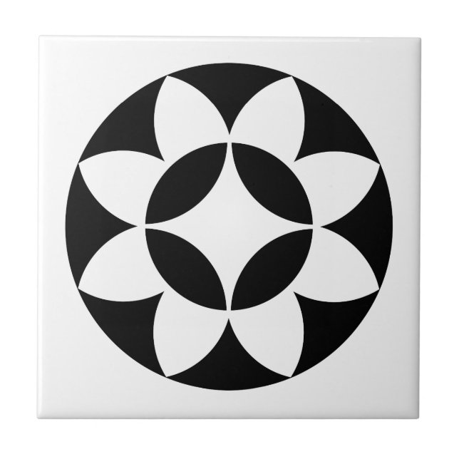 Azulejo De Cerâmica Ohoka Shippo (Frente)