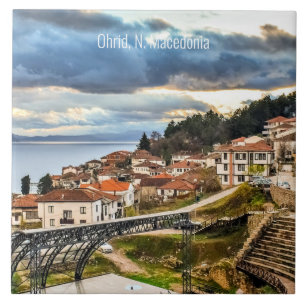 Azulejo De Cerâmica Ohrid, Macedônia