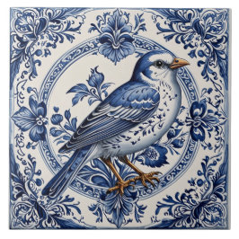 Azulejo De Cerâmica Oiseau 1