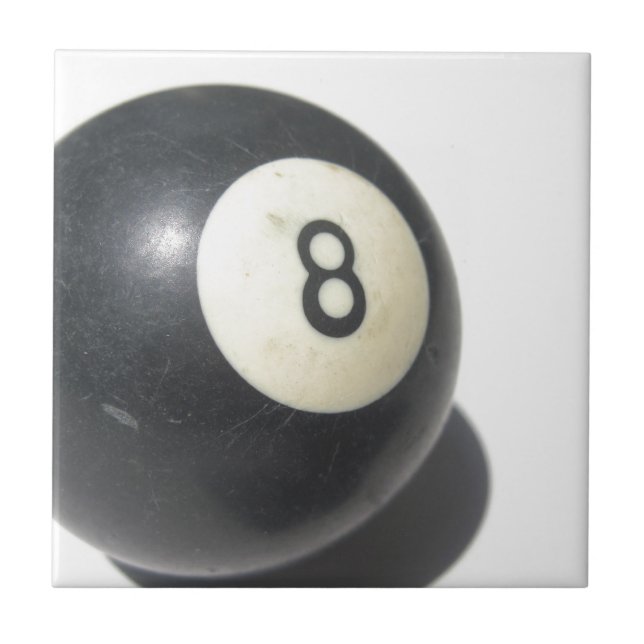 Azulejo De Cerâmica Oito Ball (Frente)