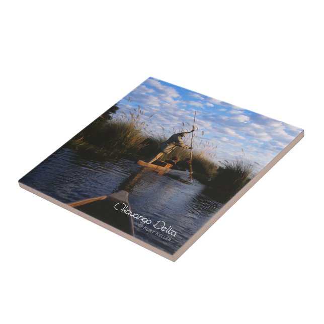 Azulejo De Cerâmica Okavango Delta (Lateral)