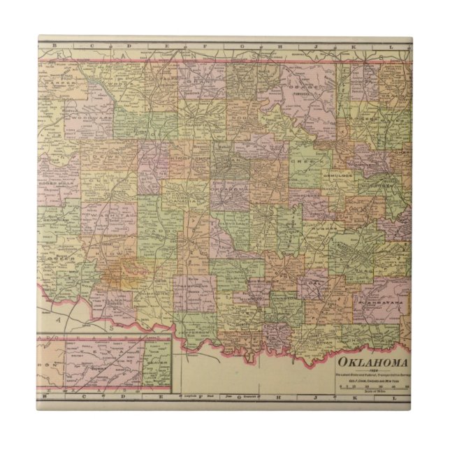 Azulejo De Cerâmica Oklahoma (Frente)