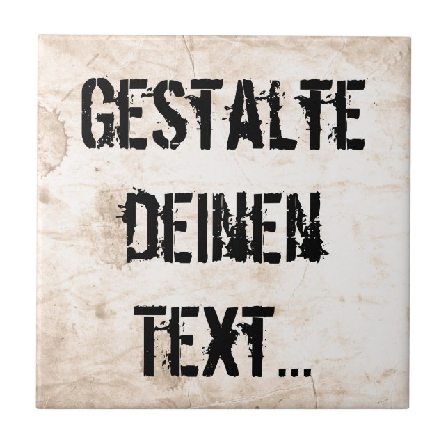 Azulejo De Cerâmica Old Dirty Background (Frente)