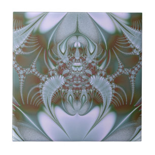 Azulejo De Cerâmica Olhar de seda azul bonita