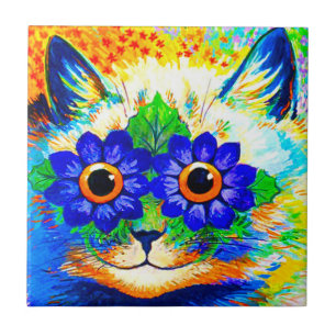 Azulejo De Cerâmica Olhos de Flor de Gato