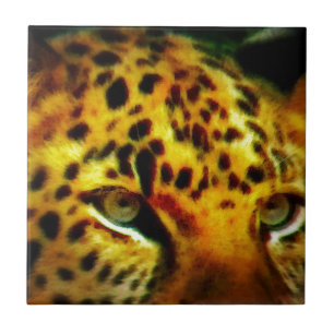 Azulejo De Cerâmica Olhos de Jaguar