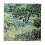 Azulejo De Cerâmica Olive Grove de Vincent van Gogh<br><div class="desc">Olive Grove de Vincent van Gogh é uma pintura típica de apos impressionismo de arte. Van Gogh pintou mais de uma dúzia de paisagens de oliveiras enquanto vivia no sul de França. Um pomar cheio de frutas em uma fazenda na temporada de verão. Sobre o artista: Vincent Willem van Gogh...</div>