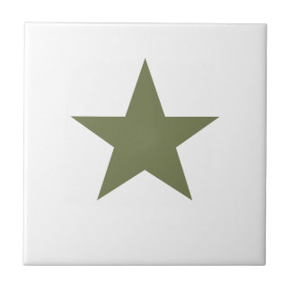Azulejo De Cerâmica Olive Star