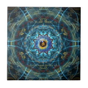 Azulejo De Cerâmica "OM Namah Shivaya" - a identidade verdadeira você