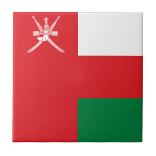 Azulejo De Cerâmica Oman Flag