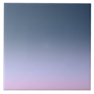 Azulejo De Cerâmica Ombre azul-rosa.